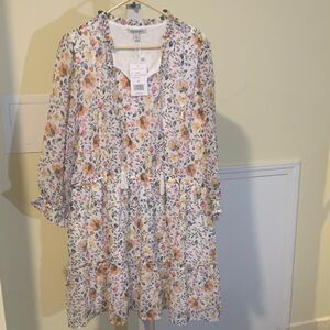 Floral Long Sleeve Dress